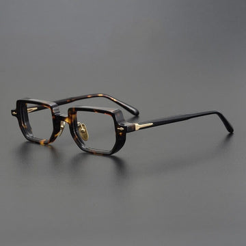 Gibbon Retro Rectangle Glasses Frame Rectangle Frames Southood Tortoise